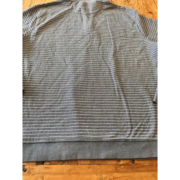 Johnnie O 1/4 Quarter Zip Size XL Sweater Striped Pullover Popover - Picture 15 of 15